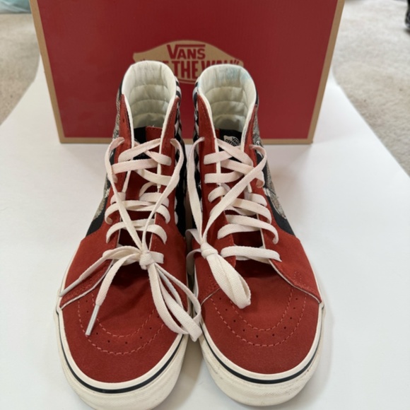 Vans Sk8-Hi Desert Snake/Chili Oil and Checkered Men's 9.5 - Picture 2 of 7